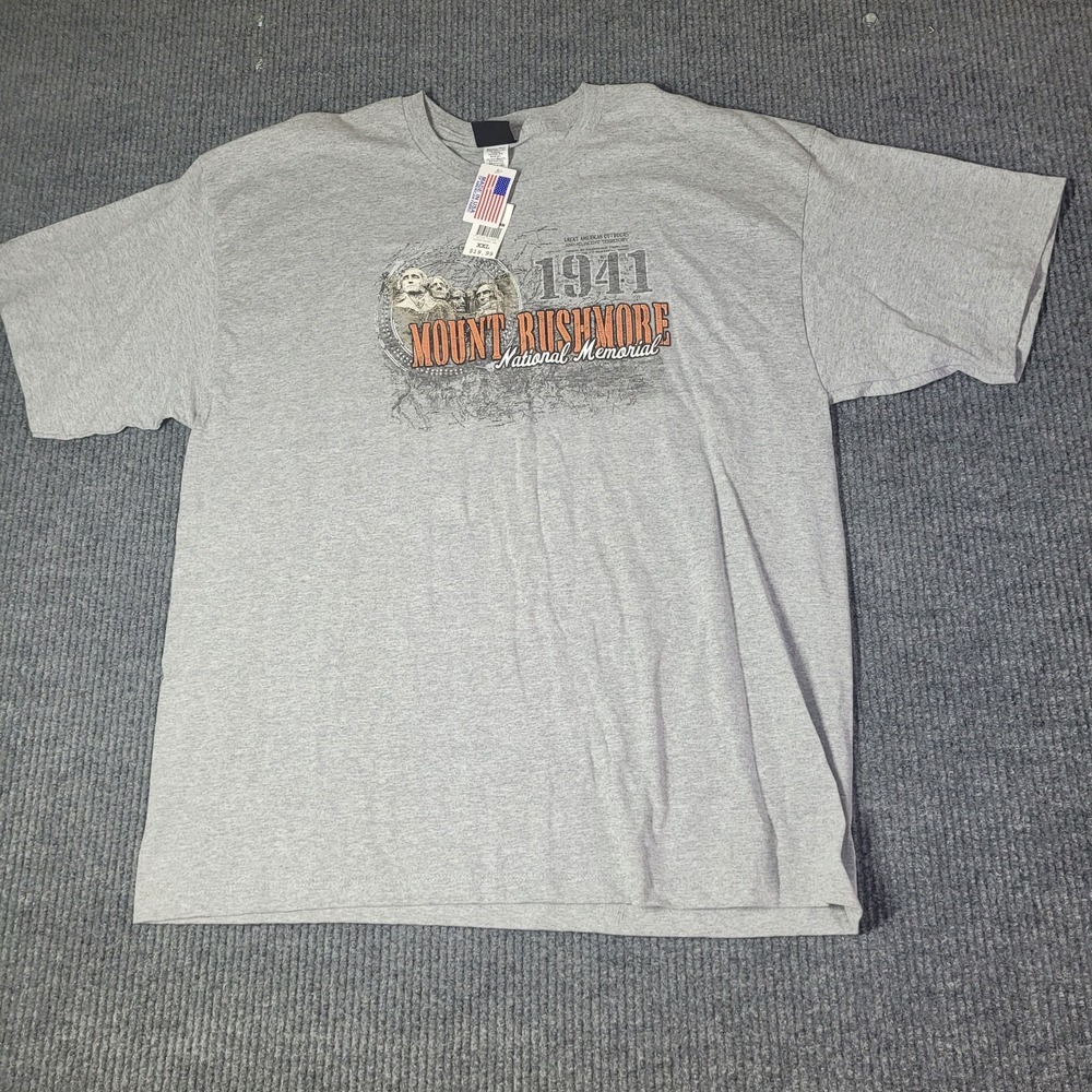 NWT VTG Mountain Rushmore T-Shirt - Prairie Mountain Tag - Mens XXL Made in‎ USA